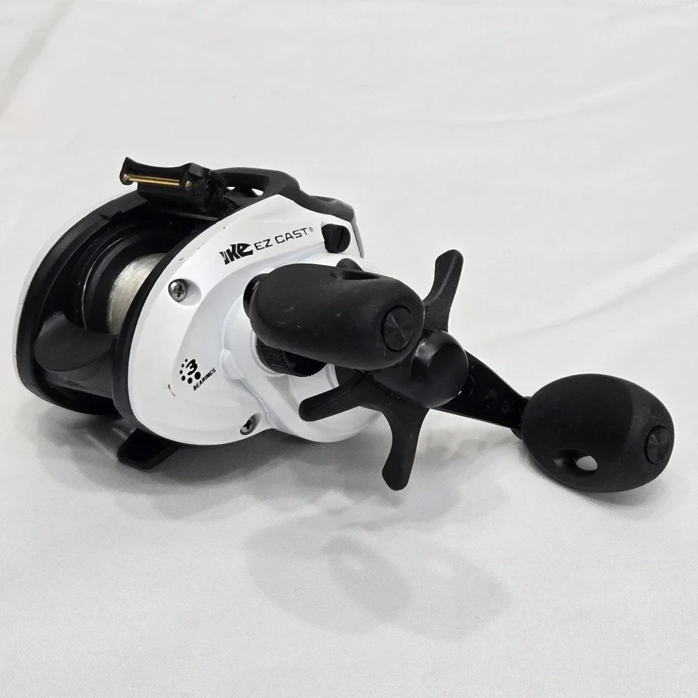 Abu Garcia Ike EZ Cast White Fishing Reel 3 Bearings 6:2:1 ratio IKEEZLP - Picture 2 of 12